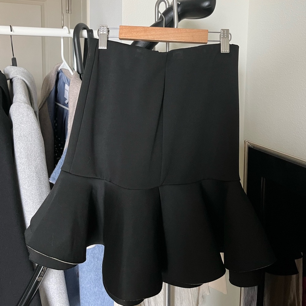 Black Midi mermaid skirt